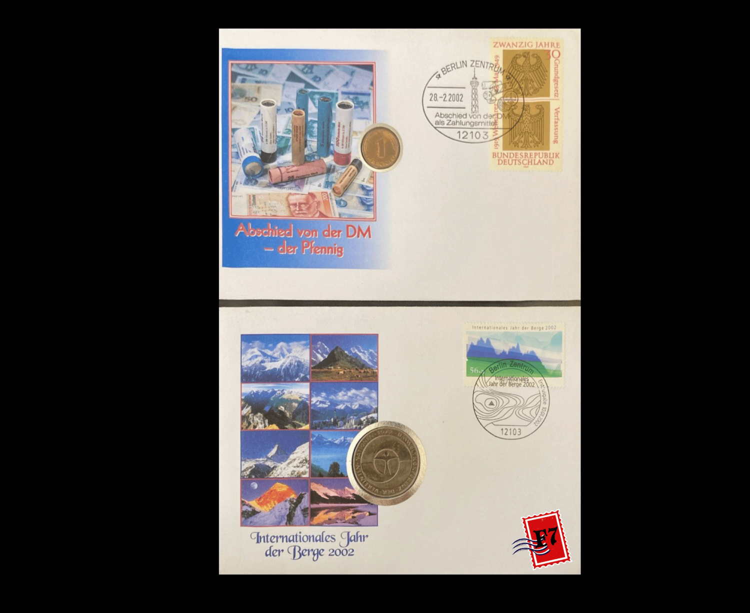 FDC WITH COIN GERMAN SET 32