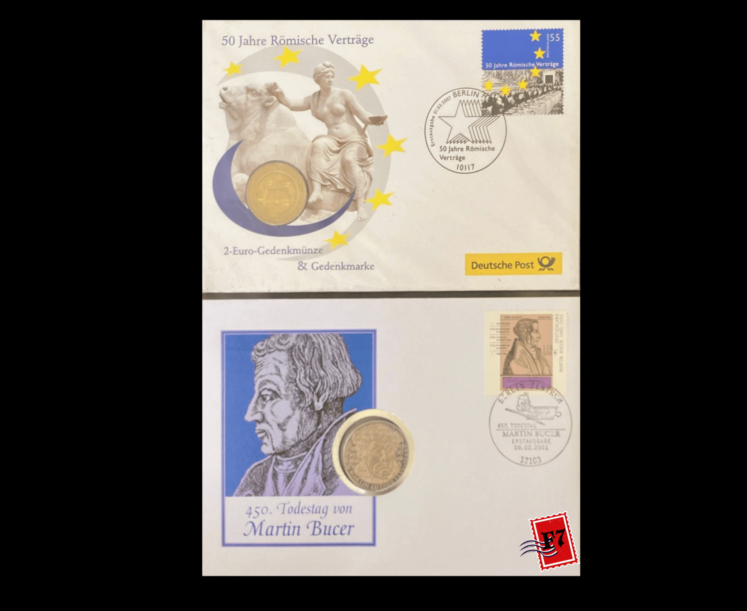 FDC WITH COIN GERMAN SET 47