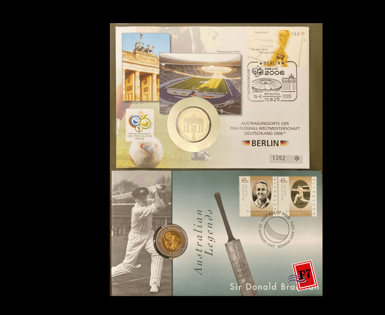 FDC WITH COIN GERMAN SET 39