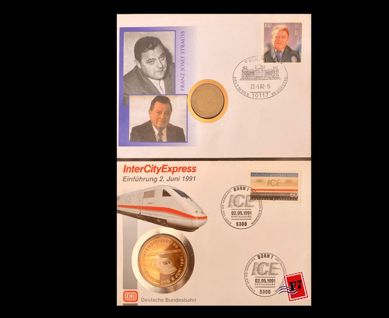 FDC WITH COIN GERMAN SET 30