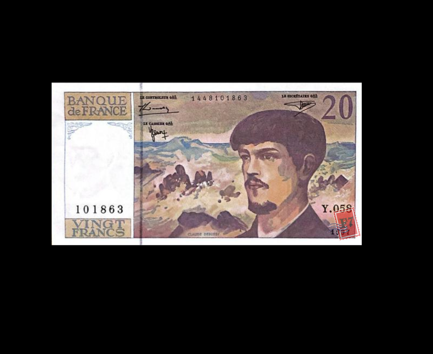 FRANCE 20 FRANCS 1980-1989